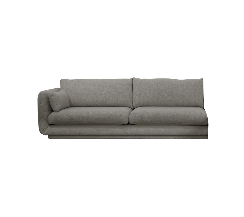Bloom 3-seater sofa module, right with plinth