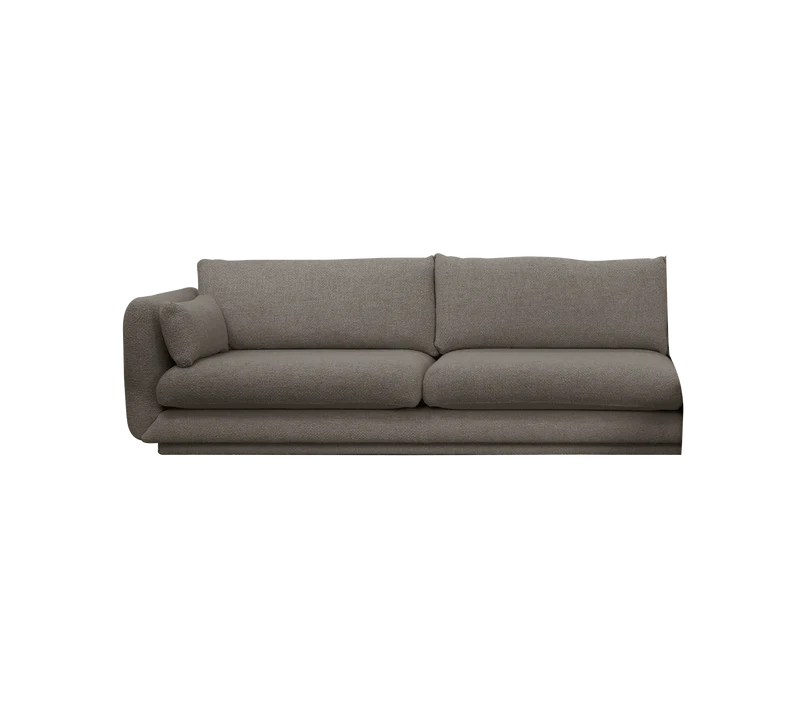 Bloom 3-seater sofa module, right with plinth