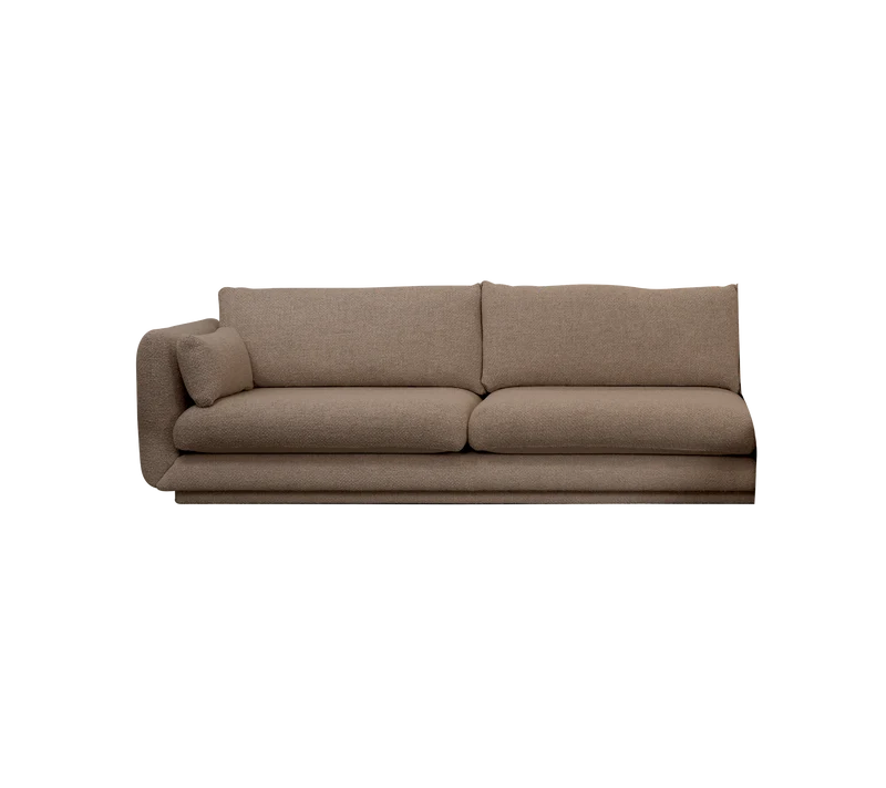 Bloom 3-seater sofa module, right with plinth
