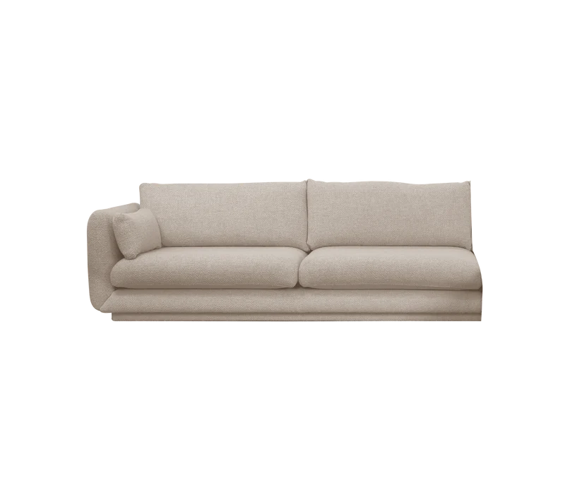 Bloom 3-seater sofa module, right with plinth
