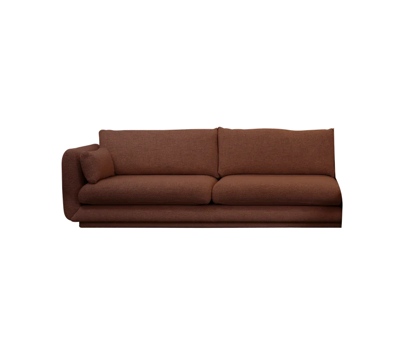 Bloom 3-seater sofa module, right with plinth
