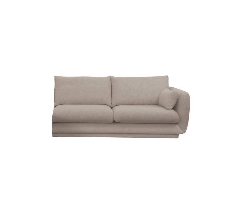 Bloom 2-seater sofa module, left with plinth