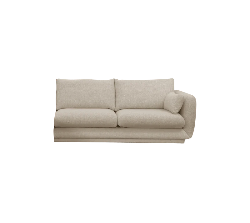 Bloom 2-seater sofa module, left with plinth