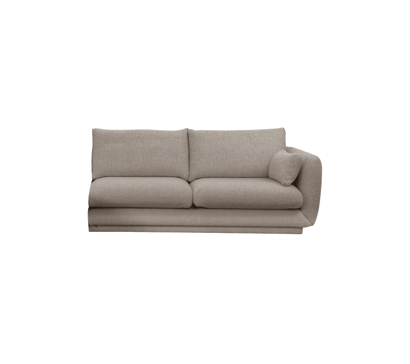 Bloom 2-seater sofa module, left with plinth