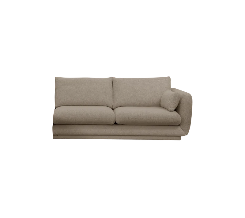 Bloom 2-seater sofa module, left with plinth