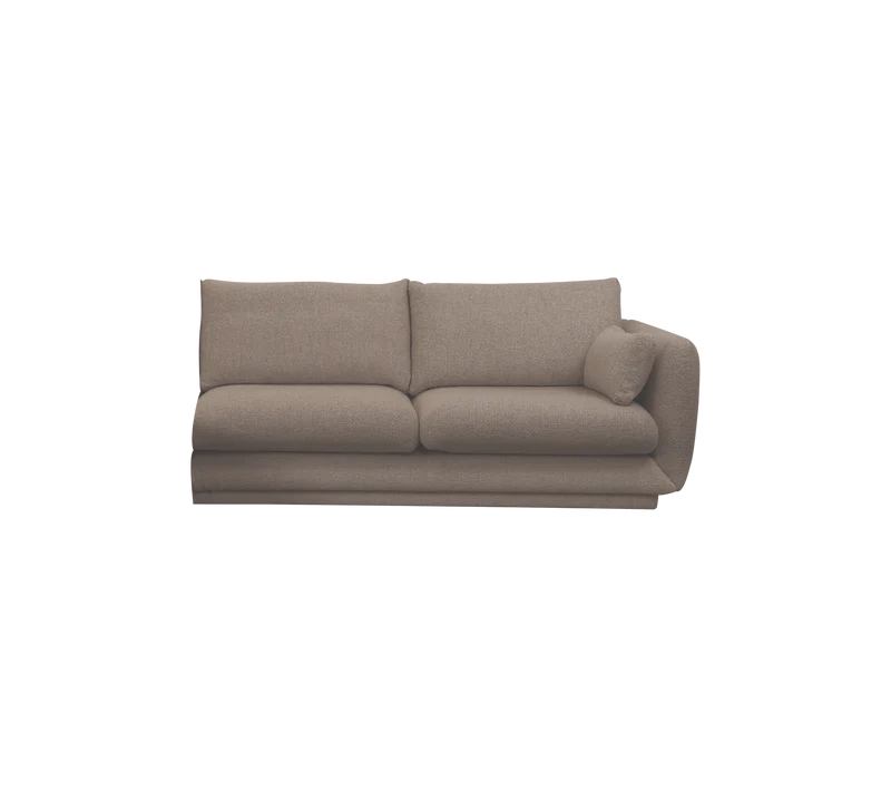Bloom 2-seater sofa module, left with plinth