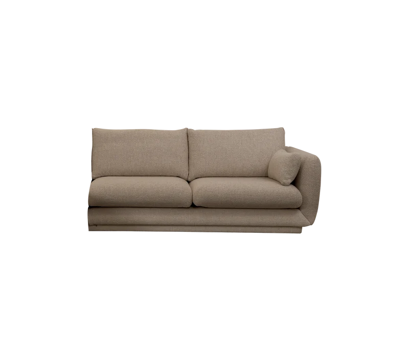 Bloom 2-seater sofa module, left with plinth