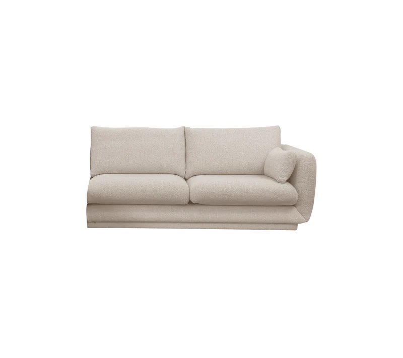 Bloom 2-seater sofa module, left with plinth