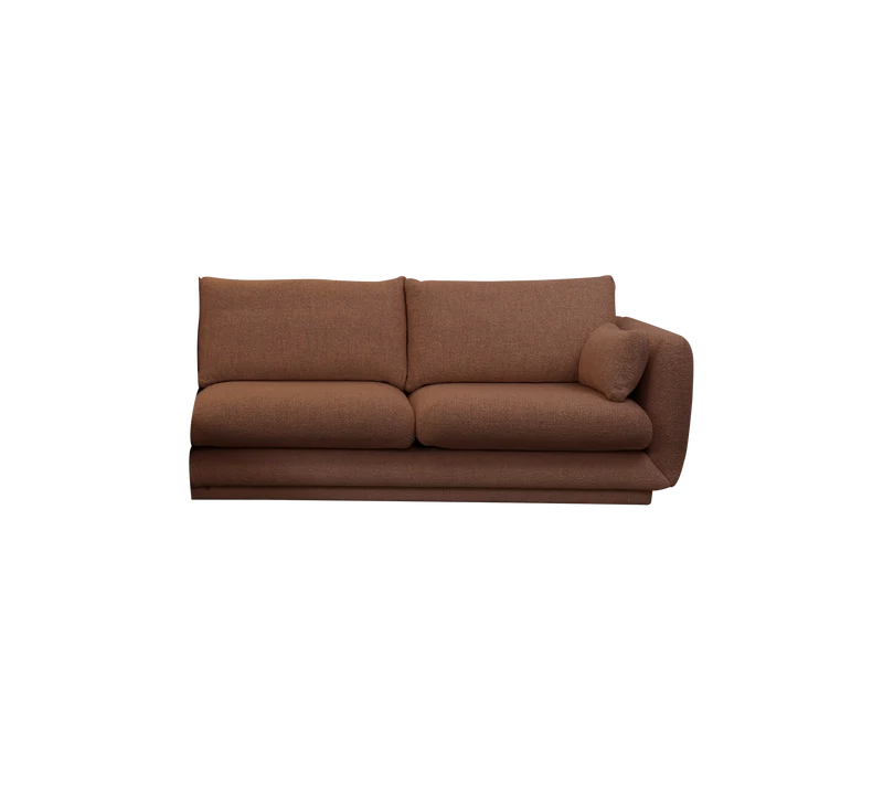 Bloom 2-seater sofa module, left with plinth
