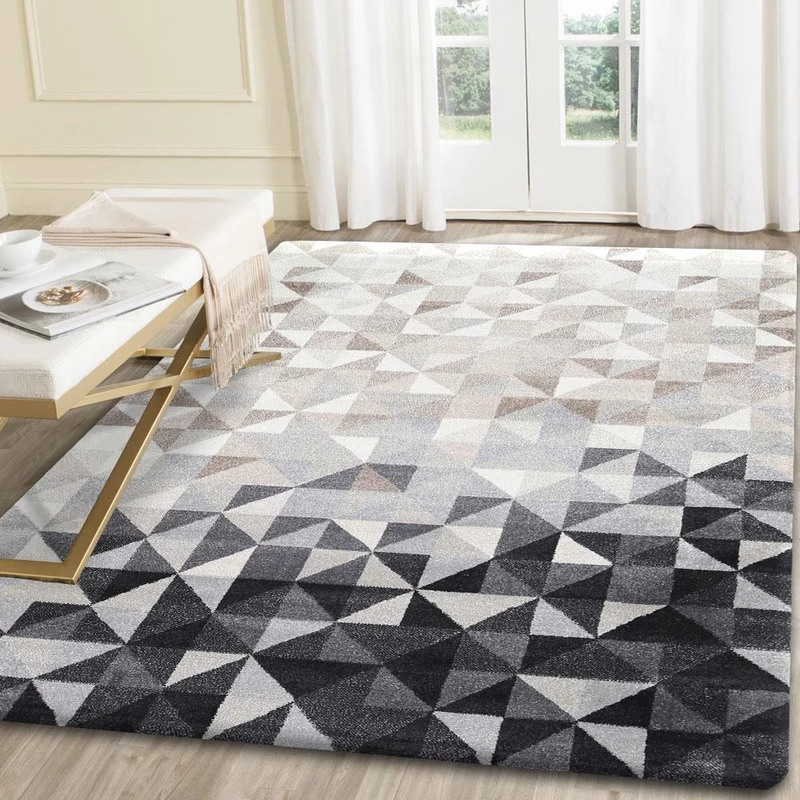 Beige and Grey Rug