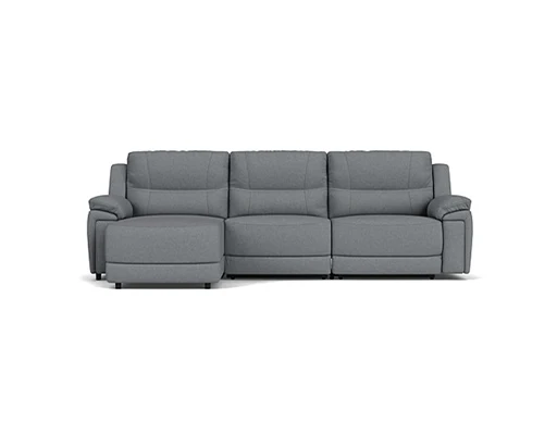 3.5 Seater Chaise with End Electric Recliner