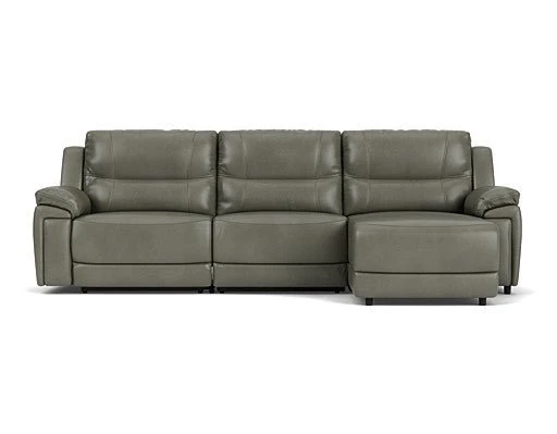3.5 Seater Chaise with End Electric Recliner