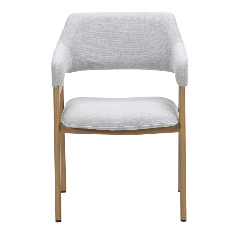 Selina dining tuinstoel - light teak look - valley sand - Bruin