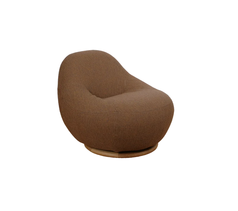 Gem lounge chair w/teak swivel