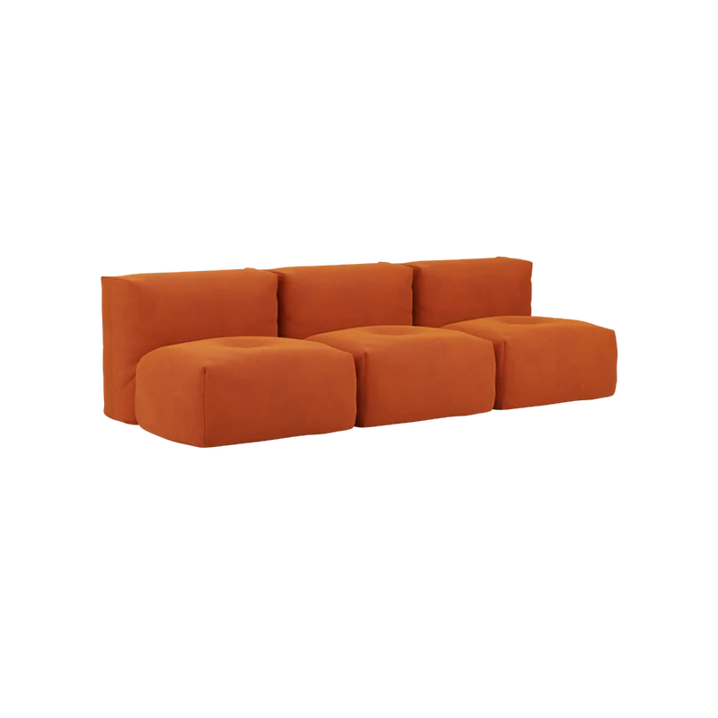 Soft Sofa Indoor - 3 Seater Open