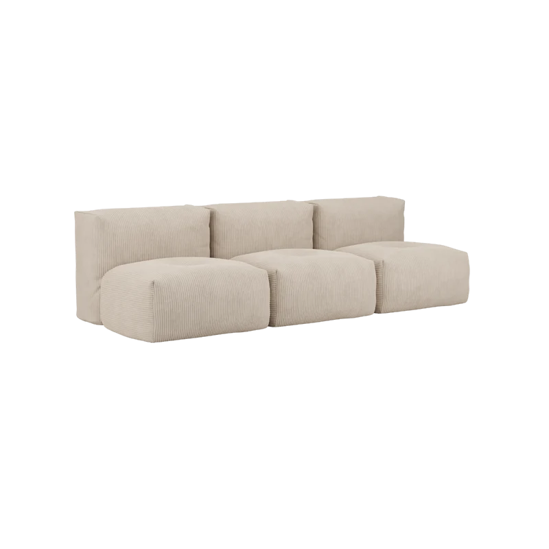 Soft Sofa Indoor - 3 Seater Open