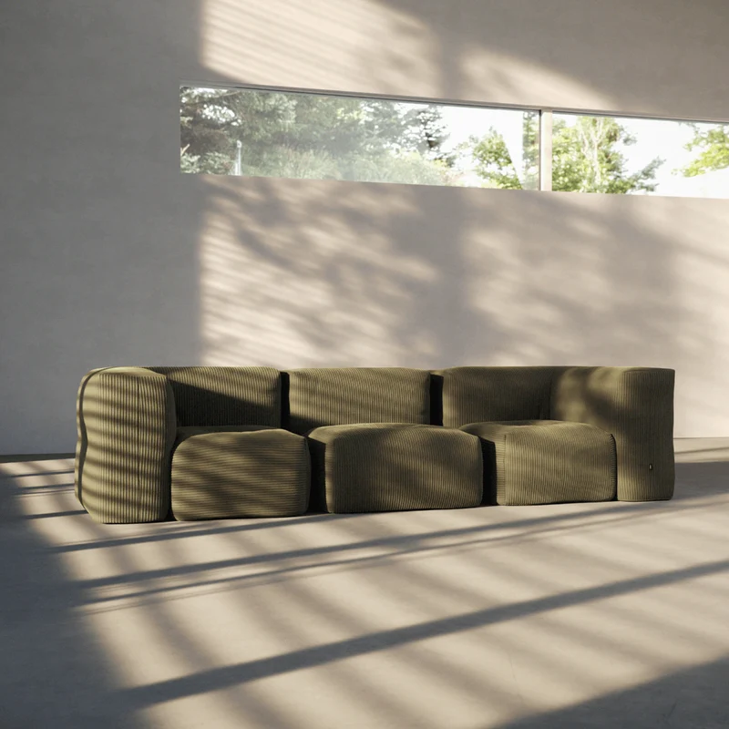 Soft Sofa Indoor - 3 Seater