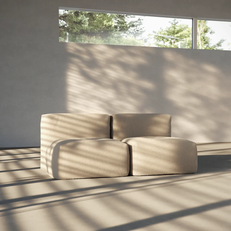 Soft Sofa Indoor - 2 Seater