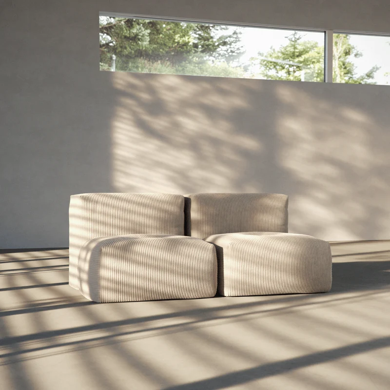 Soft Sofa Indoor - 2 Seater