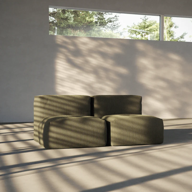 Soft Sofa Indoor - 2 Seater