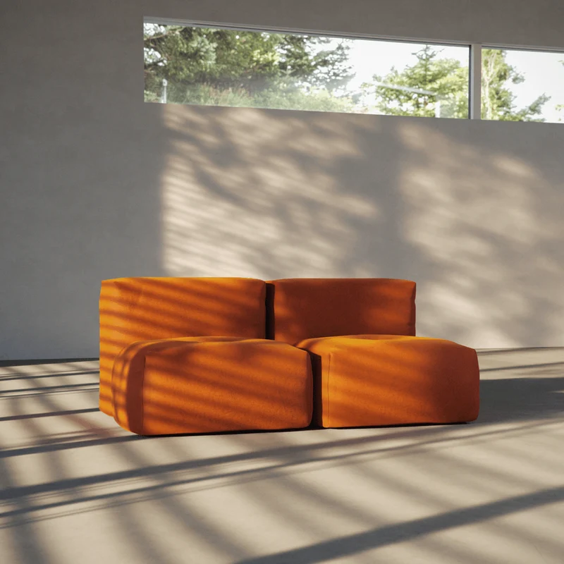 Soft Sofa Indoor - 2 Seater