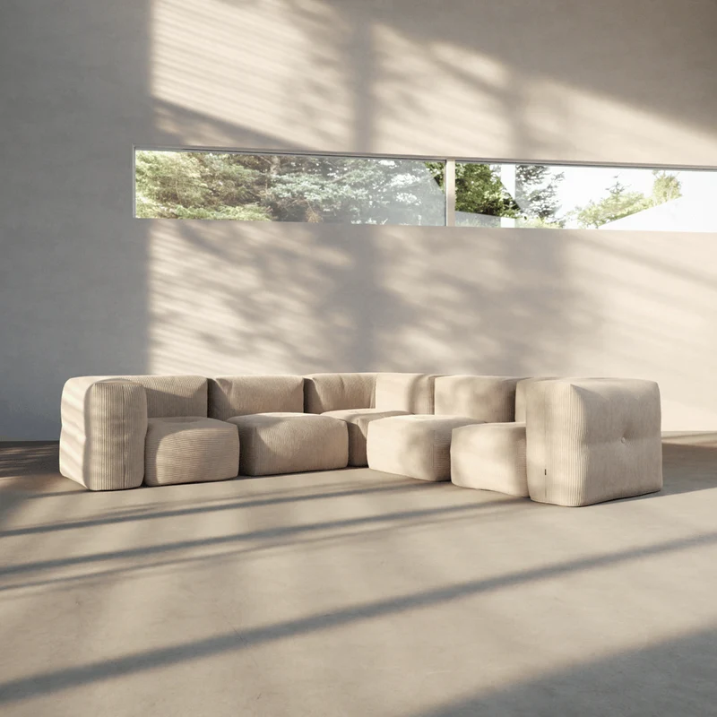 Soft Sofa Indoor - 5 Seater Corner Sofa