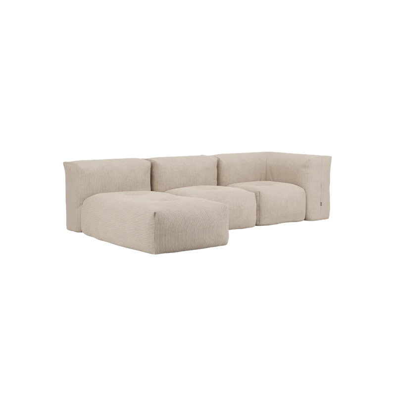 Soft Sofa Indoor - 3 Seater w/ Lounger