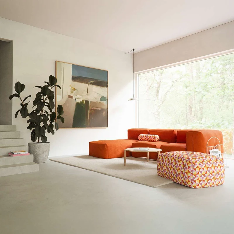 Soft Sofa Indoor - 3 Seater w/ Lounger