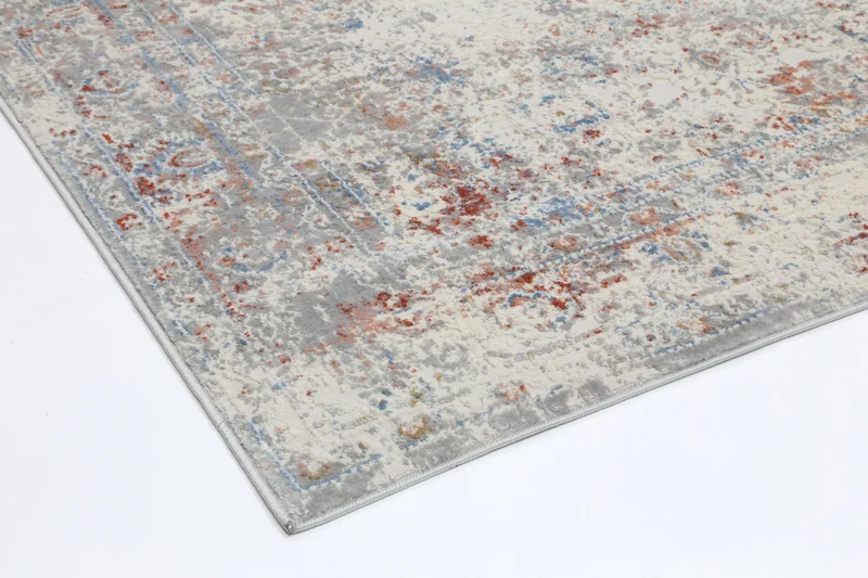 Multi Grey Contemporary Rug