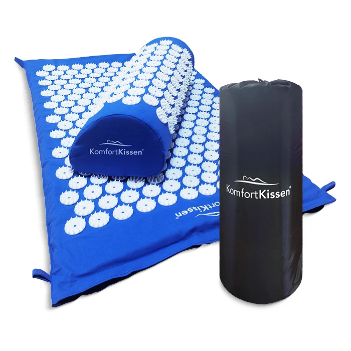 Akupressurmatte und Kissen Set