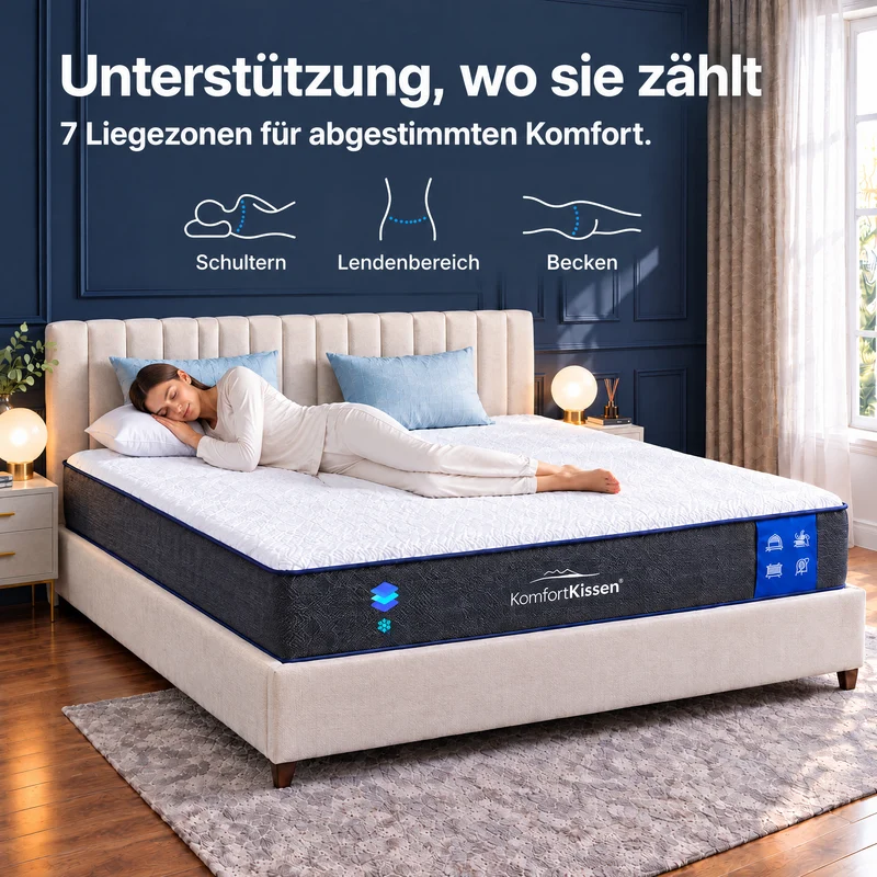 Premium-7-Zonen-Komfort Matratze