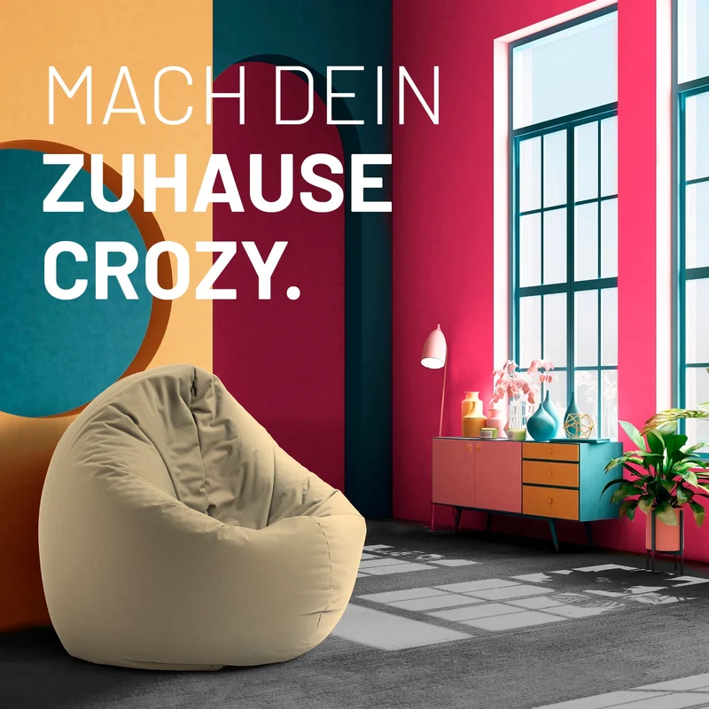 Runder Sitzsack 2 in 1