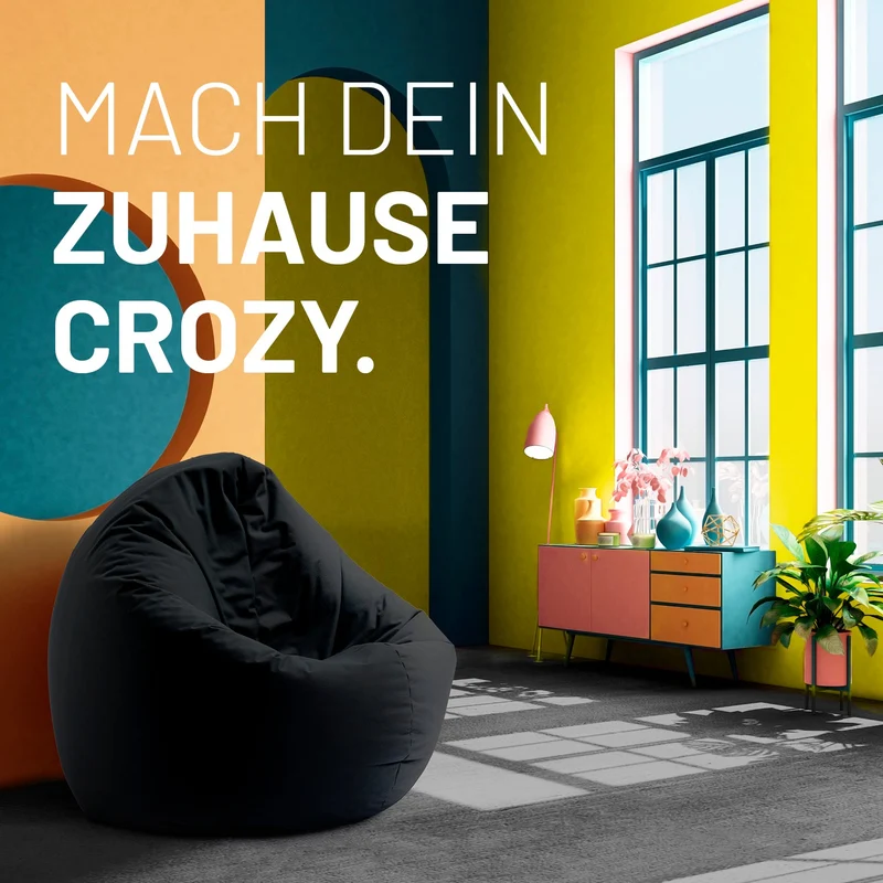 Runder Sitzsack 2 in 1