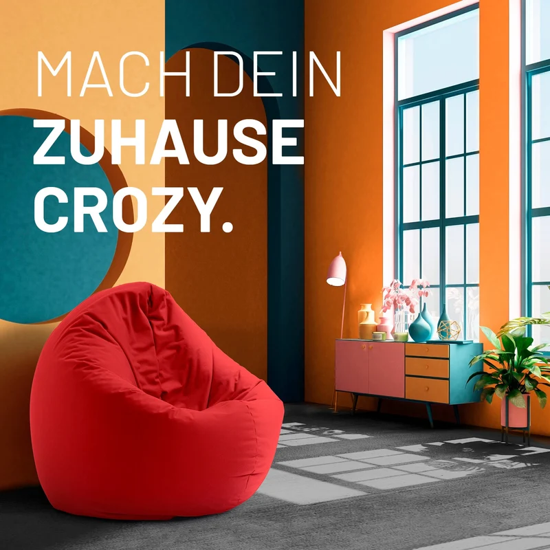 Runder Sitzsack 2 in 1
