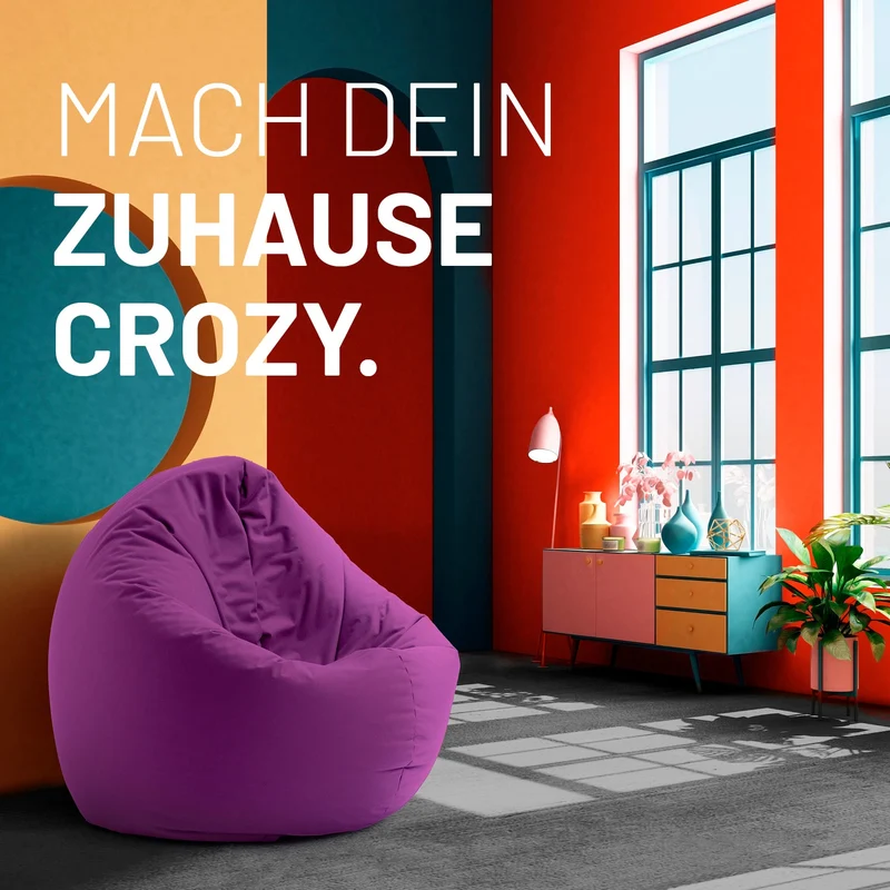 Runder Sitzsack 2 in 1