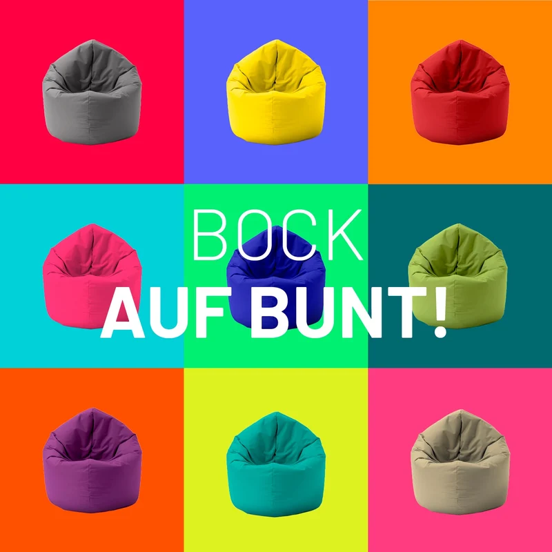 Runder Sitzsack 2 in 1
