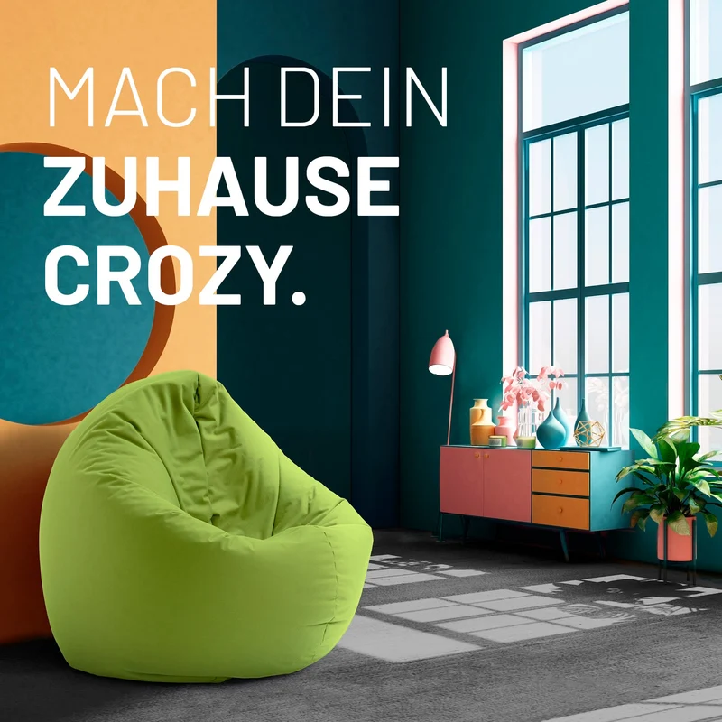 Runder Sitzsack 2 in 1