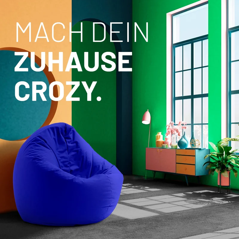 Runder Sitzsack 2 in 1