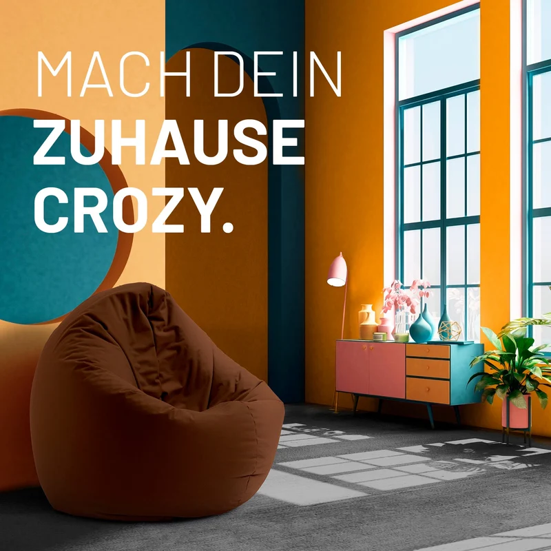Runder Sitzsack 2 in 1