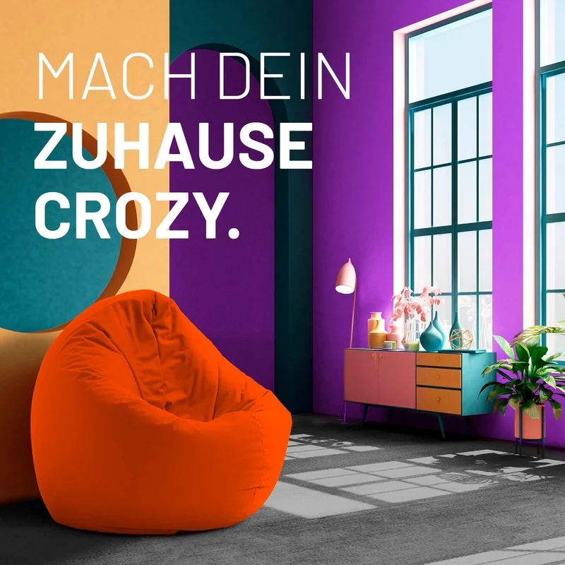 Runder Sitzsack 2 in 1