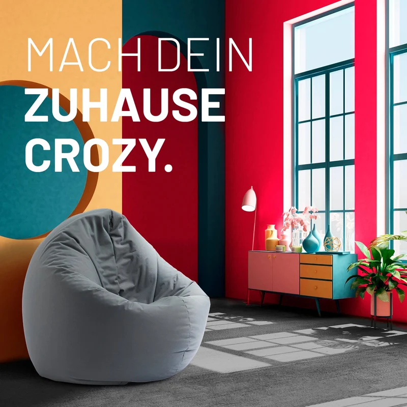 Runder Sitzsack 2 in 1