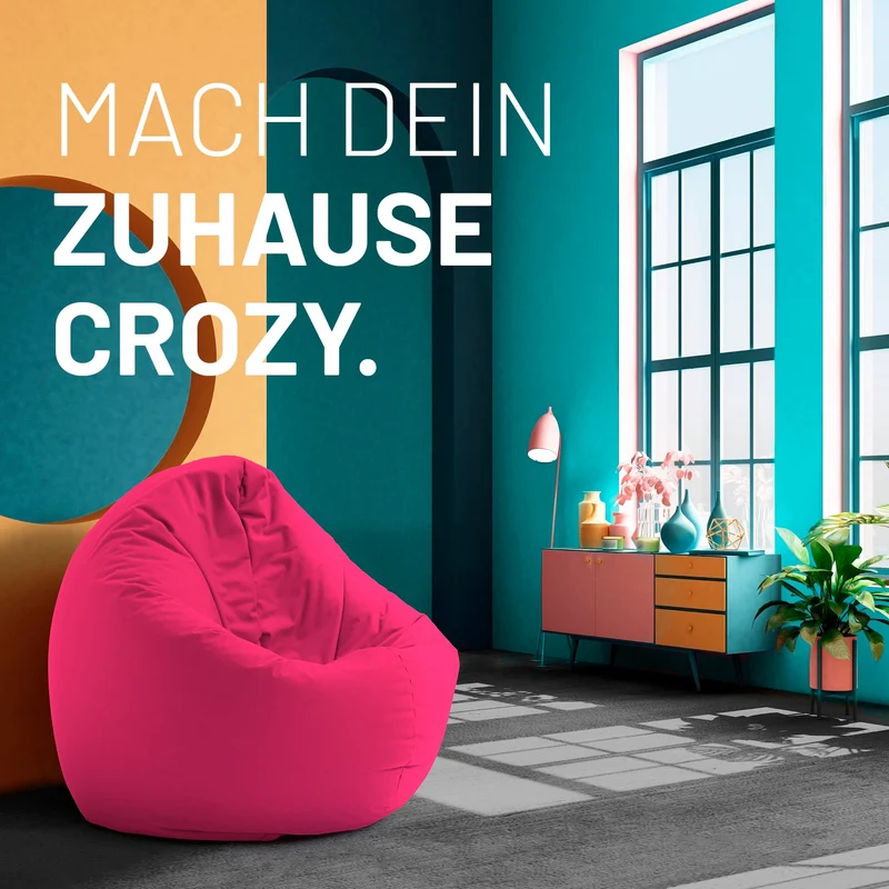 Runder Sitzsack 2 in 1