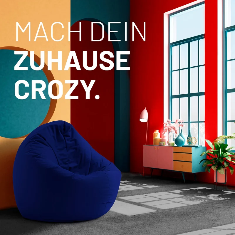 Runder Sitzsack 2 in 1