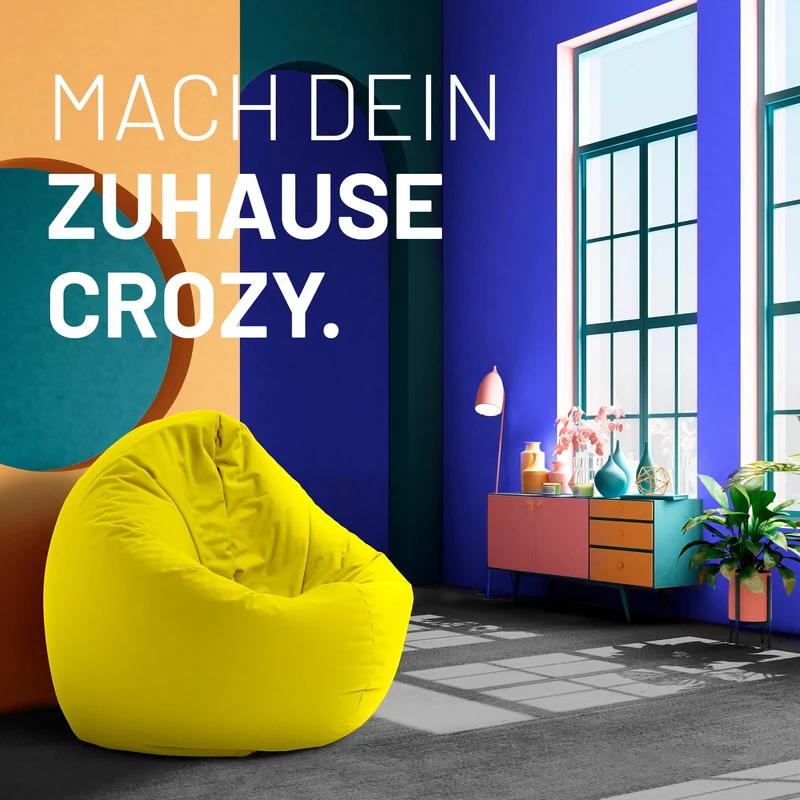 Runder Sitzsack 2 in 1