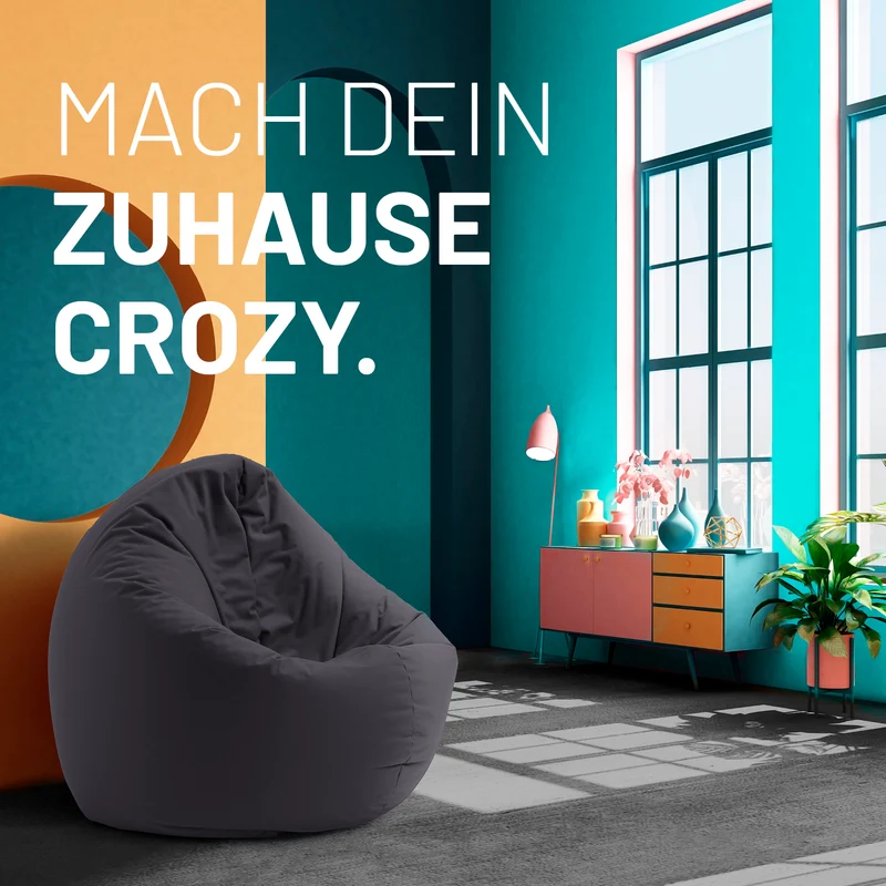 Runder Sitzsack 2 in 1