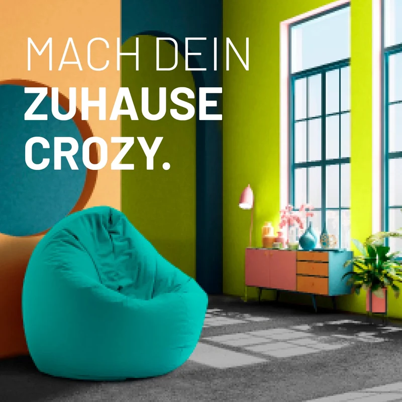 Runder Sitzsack 2 in 1