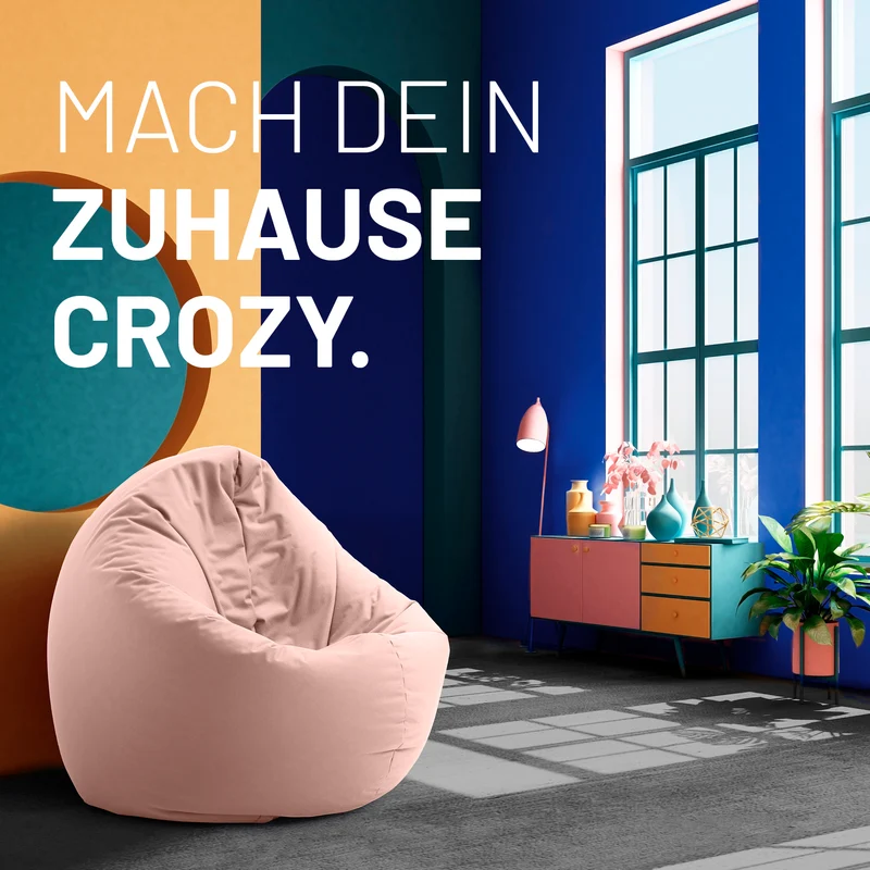 Runder Sitzsack 2 in 1