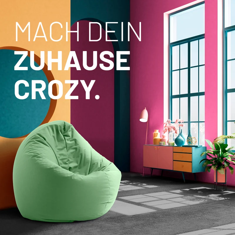 Runder Sitzsack 2 in 1