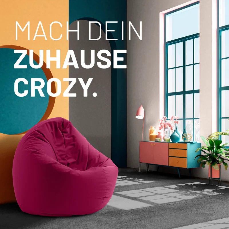 Runder Sitzsack 2 in 1
