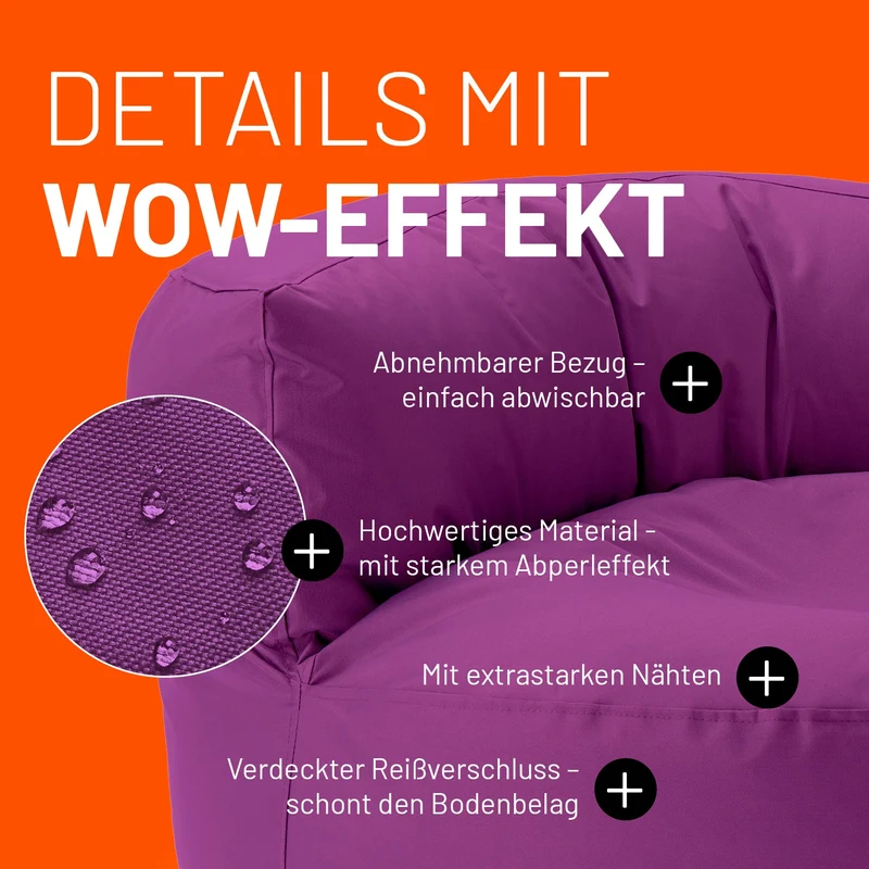 Sitzsack-Sofa